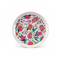 K&Co. Lagoon Series Bamboo Round Serving Tray 30cm - BANKSIA BUDS