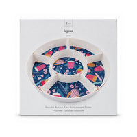 K&Co. Lagoon Series Bamboo Compartment Platter - BANKSIA BUDS
