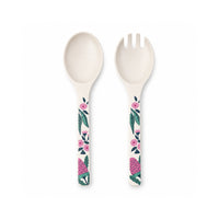 K&Co. Lagoon Series Bamboo Salad Servers - BANKSIA BUDS