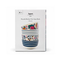 K&Co. Lagoon Series Bamboo Tapas Bowls 4 Pack - BANKSIA MULTI