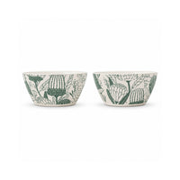 K&Co. Lagoon Series Bamboo Bowl 2 Pack - FLOWERING NATIVES