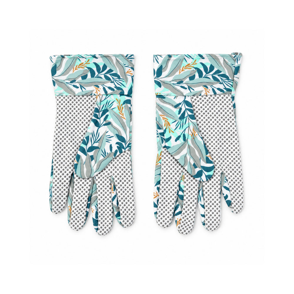 K&Co. Lagoon Series Gardening Gloves - BOTANIC LEAVES