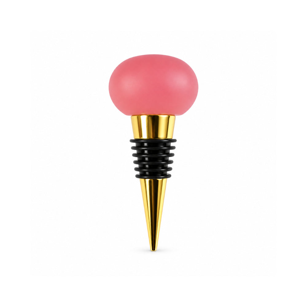 K&Co. Lagoon Series Resin Bottle Stop - PINK