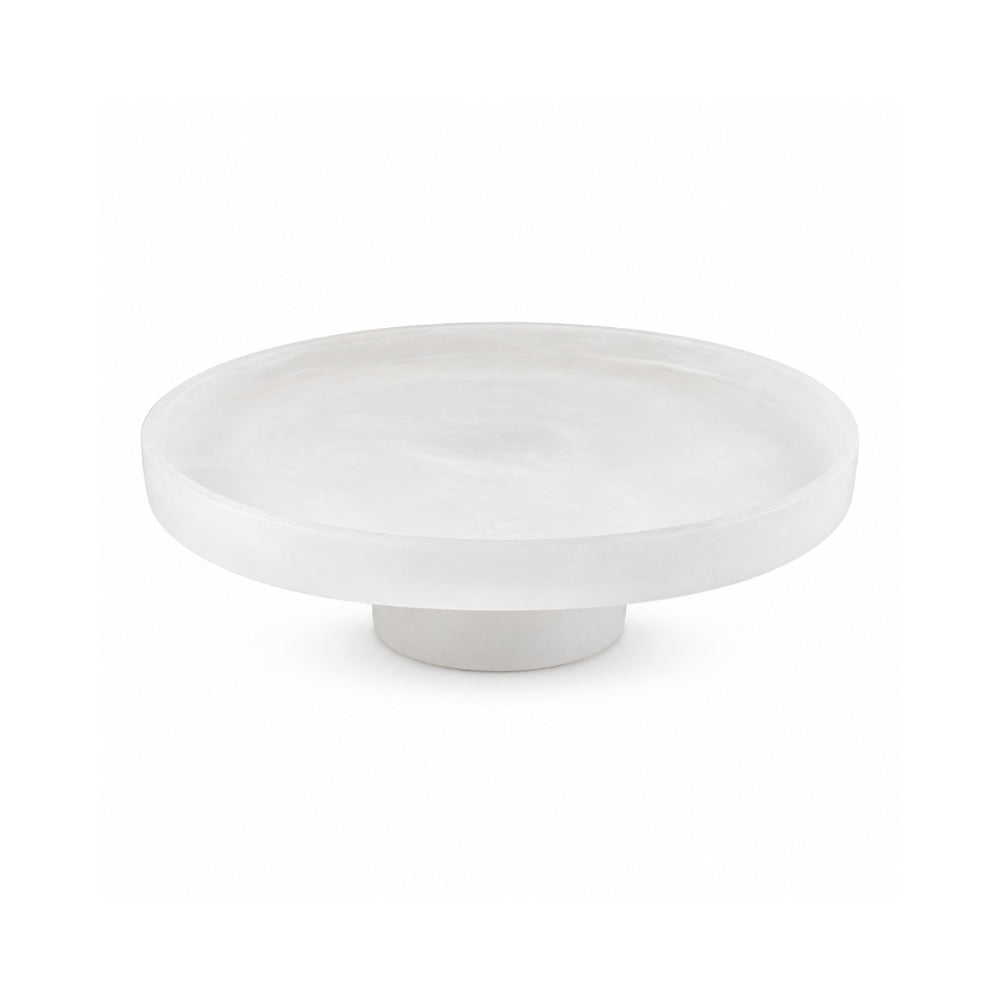 K&Co. Lagoon Series Resin Cake Stand - WHITE