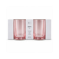 K&Co. Lagoon Series Small Scalloped Tumbler 2 Piece - PINK
