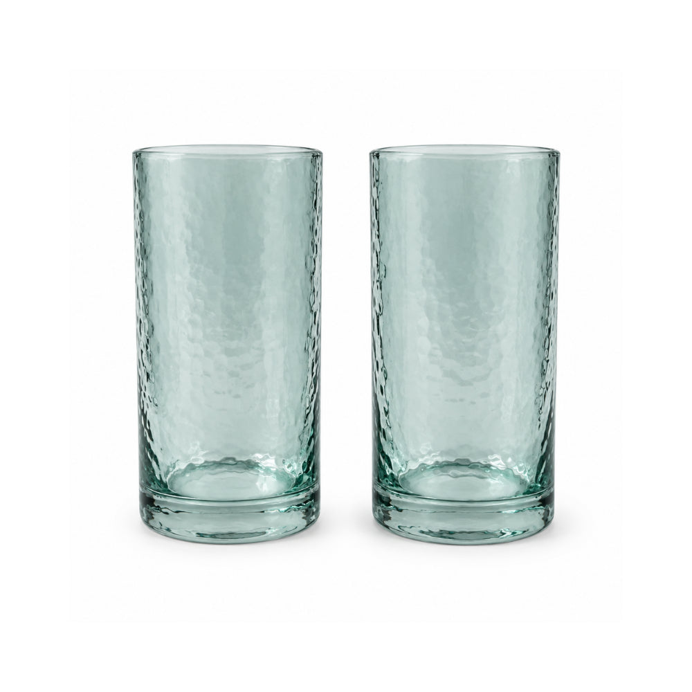 K&Co. Lagoon Series Large Dimpled Tumbler 2 Piece - GREEN
