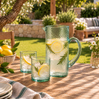 K&Co. Lagoon Series Dimpled Jug - GREEN