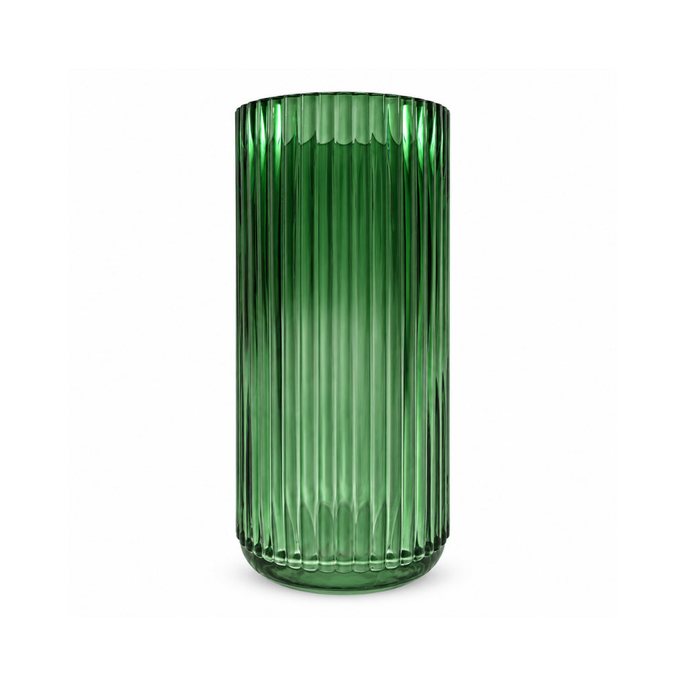 K&Co. Lagoon Series Small Reeded Vase - GREEN