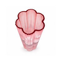K&Co. Lagoon Series Large Scalloped Vase - PINK