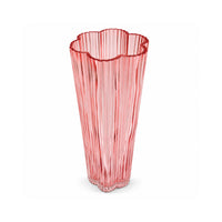 K&Co. Lagoon Series Large Scalloped Vase - PINK