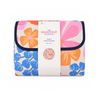 The Grapefruit Collection Family Picnic Blanket 300cm x 300cm - SUMMER BLOOMS