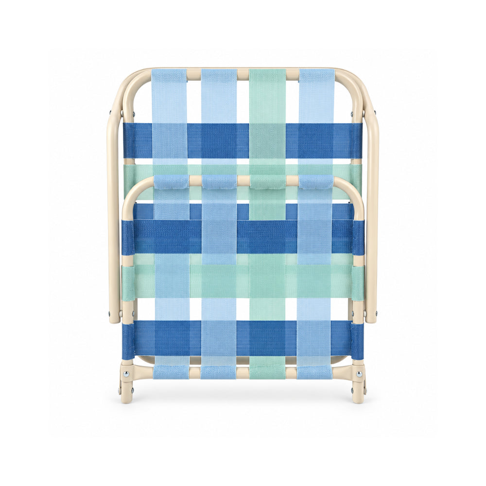 The Grapefruit Collection Woven Beach Chairs - BLUE