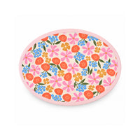 The Grapefruit Collection Melamine Serving Plate - SUMMER BLOOMS