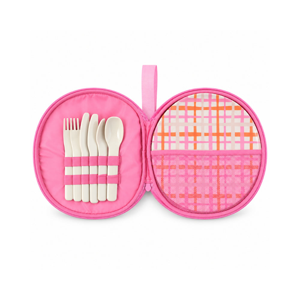 The Grapefruit Collection Neoprene Melamine Picnic Set - SUMMER BLOOMS