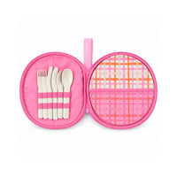 The Grapefruit Collection Neoprene Melamine Picnic Set - SUMMER BLOOMS