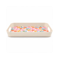 The Grapefruit Collection Melamine Large Rectangle Tray - SUMMER BLOOMS