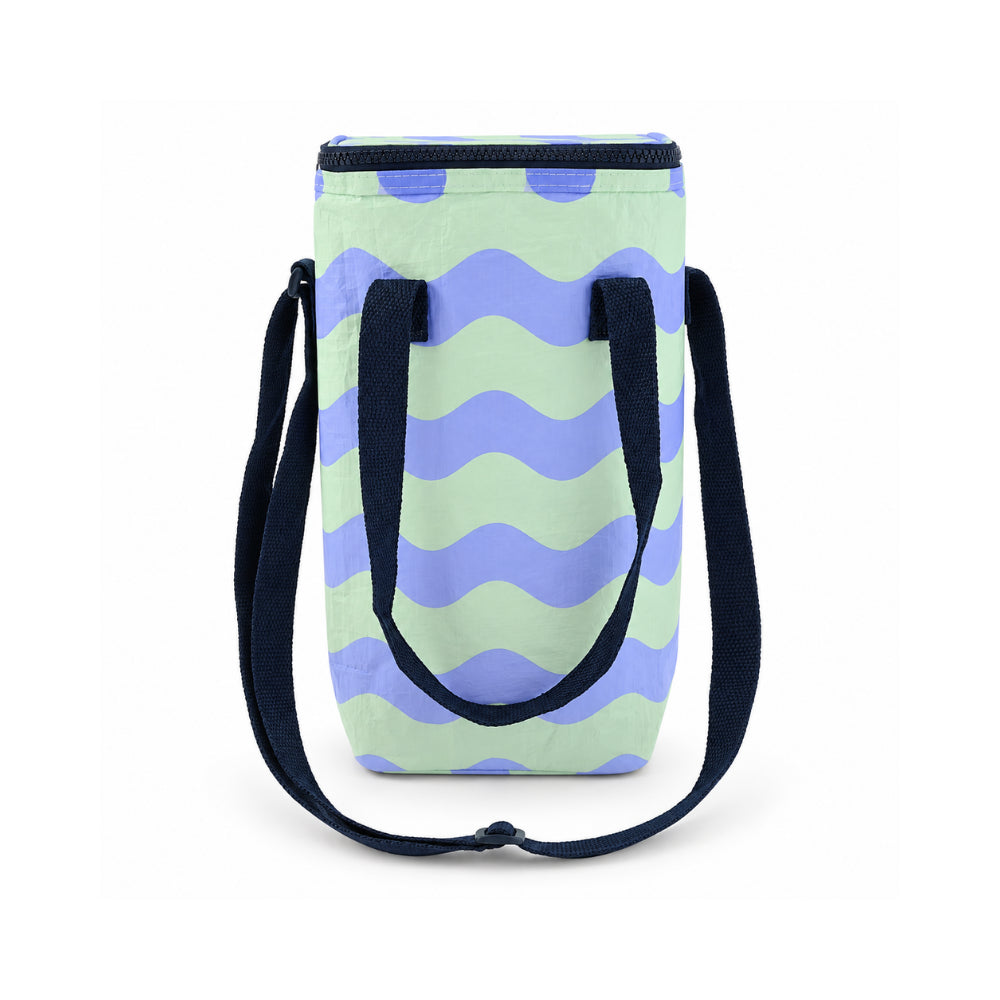 The Grapefruit Collection Wine Bottle Bag - OCEAN RIPPLE