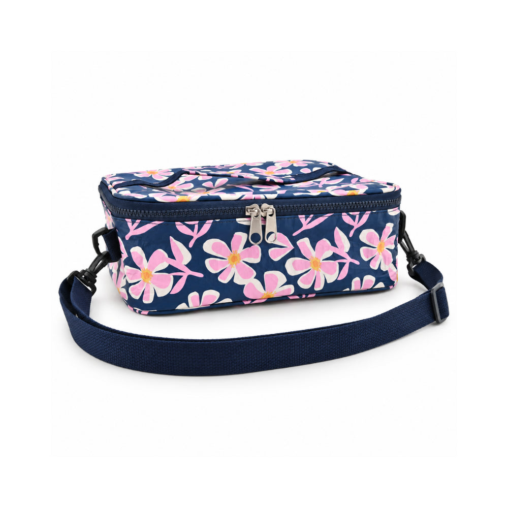 The Grapefruit Collection Cooler Lunch Box - PINK PETALS