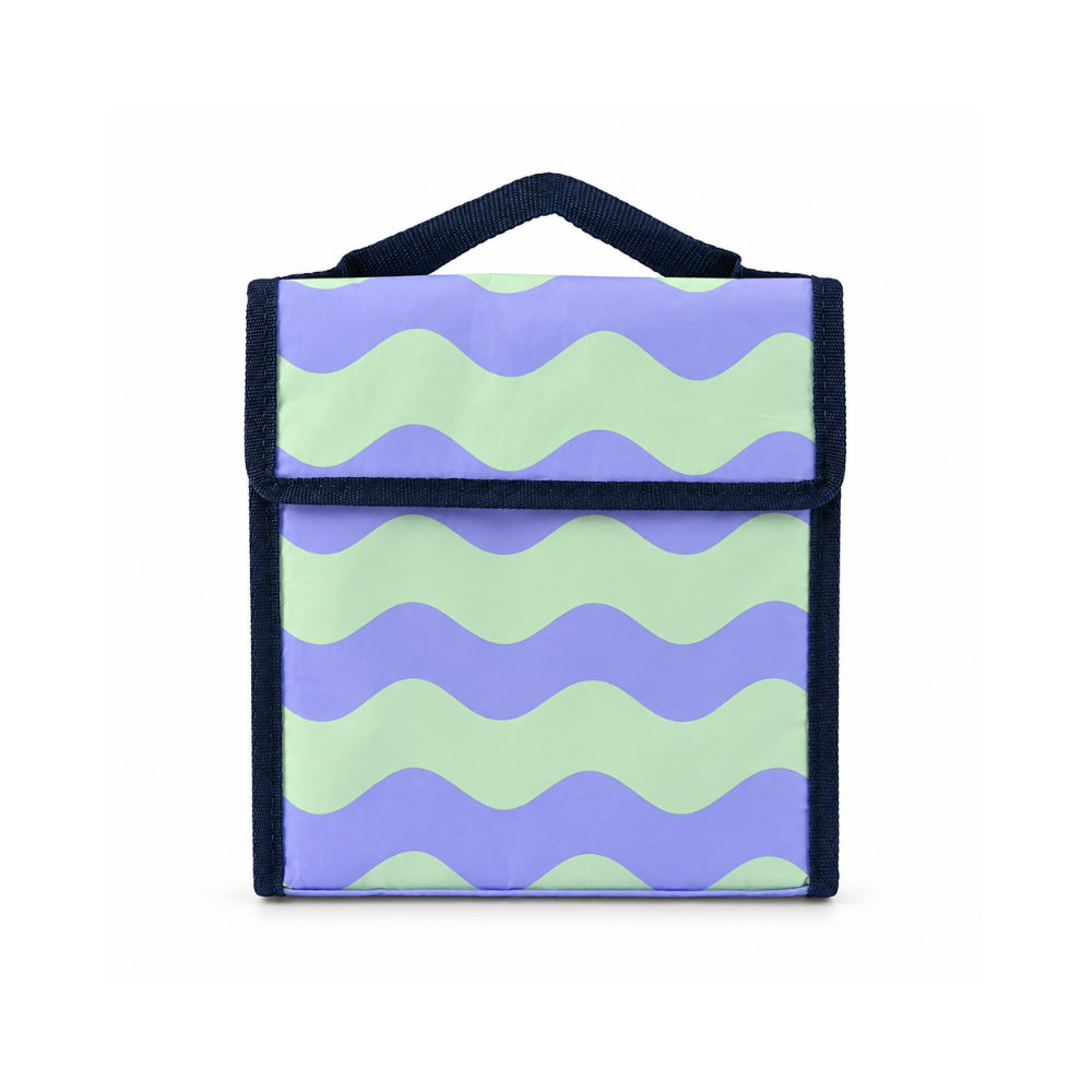 The Grapefruit Collection Lunch Bag - OCEAN RIPPLE