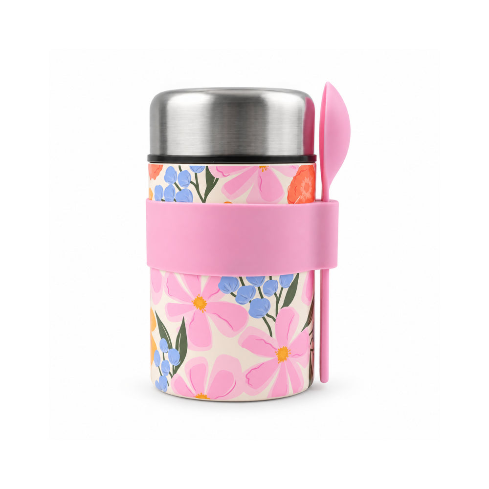 The Grapefruit Collection Insulated Flask - SUMMER BLOOMS
