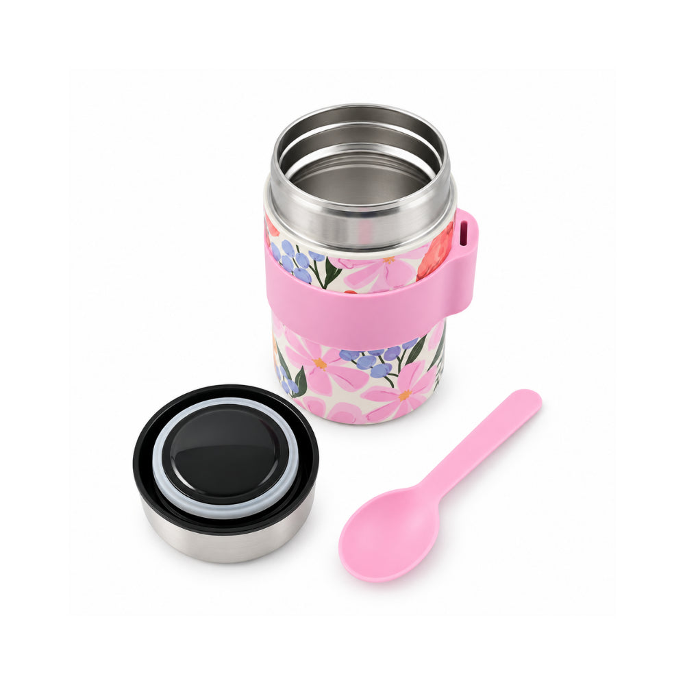 The Grapefruit Collection Insulated Flask - SUMMER BLOOMS