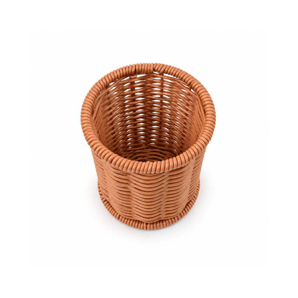 The Grapefruit Collection Small Poly Rattan Cutlery Holder - NATURAL