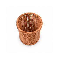 The Grapefruit Collection Small Poly Rattan Cutlery Holder - NATURAL
