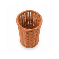 The Grapefruit Collection Large Poly Rattan Cutlery Holder - NATURAL