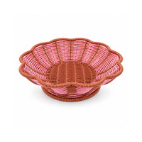 The Grapefruit Collection Poly Rattan Display Bowl Shallow - COLOURED