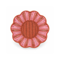 The Grapefruit Collection Poly Rattan Display Bowl Shallow - COLOURED