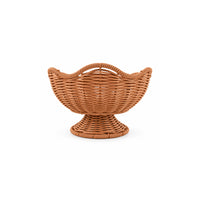 The Grapefruit Collection Small Poly Rattan Display Bowl - NATURAL