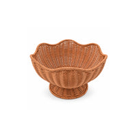 The Grapefruit Collection Small Poly Rattan Display Bowl - NATURAL