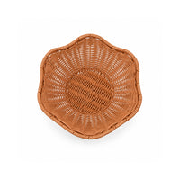 The Grapefruit Collection Large Poly Rattan Display Bowl - NATURAL