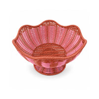 The Grapefruit Collection Large Poly Rattan Display Bowl - COLOURED