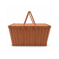 The Grapefruit Collection Poly Rattan Picnic Basket - NATURAL