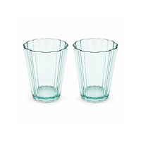 The Grapefruit Collection Small Acrylic Scalloped Tumbler 2 Piece - SEA