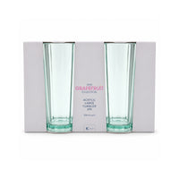 The Grapefruit Collection Large Acrylic Scalloped Tumbler 2 Piece - SEA