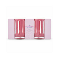 The Grapefruit Collection Acrylic Striped Tumbler 2 Piece - PINK