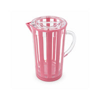 The Grapefruit Collection Acrylic Striped Pitcher - PINK