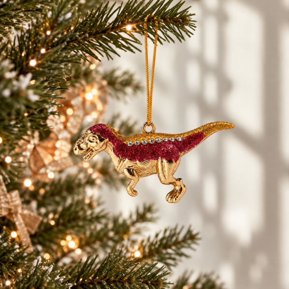 Holly Days Christmas Collection Alloy Tree Decoration - DINO