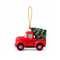 Holly Days Christmas Collection Alloy Tree Decoration - TREE TRUCK