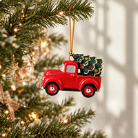 Holly Days Christmas Collection Alloy Tree Decoration - TREE TRUCK