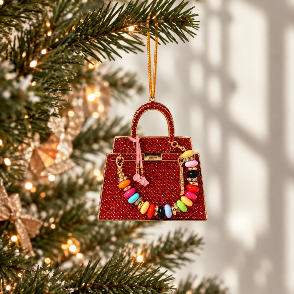 Holly Days Christmas Collection Gem Tree Decoration - GEM HANDBAG