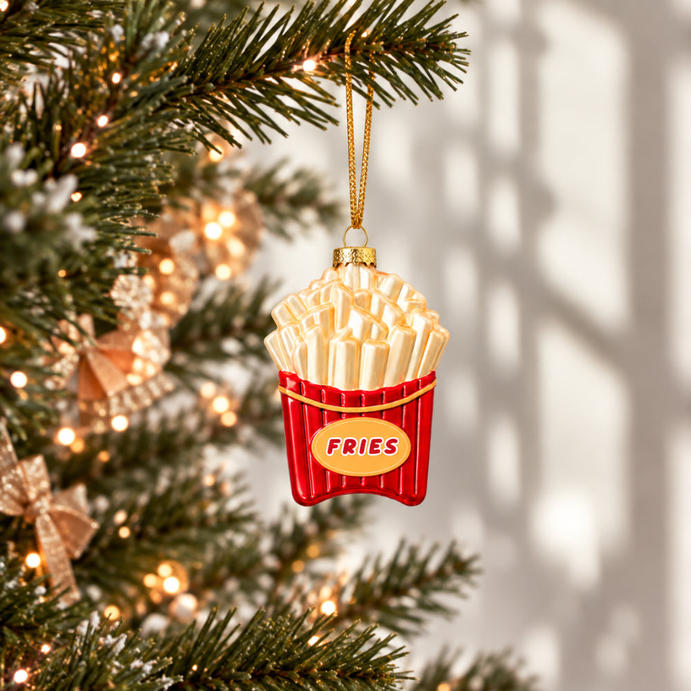 Holly Days Christmas Collection Glass Tree Decoration - FRIES