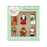 Holly Days Christmas Collection Tree Decoration - DOG AND POLAR BEAR