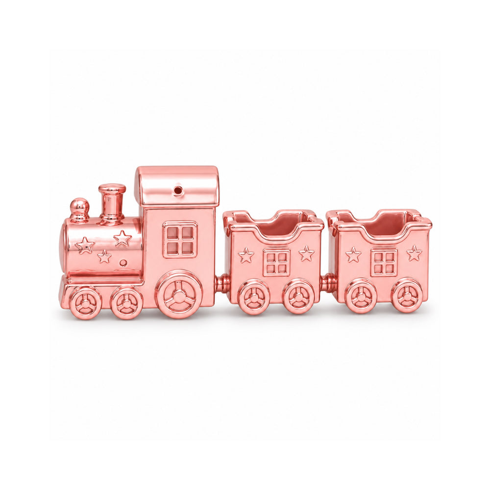 Holly Days Christmas Collection Alloy Train Ornament - PINK