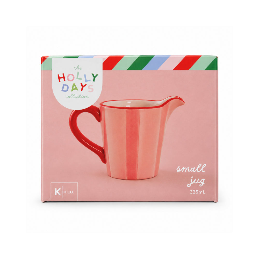 Holly Days Christmas Collection Small Christmas Jug