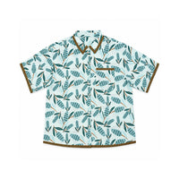 Sun and Sea Collection Cotton Summer Shirt - BANKSIA BLUE