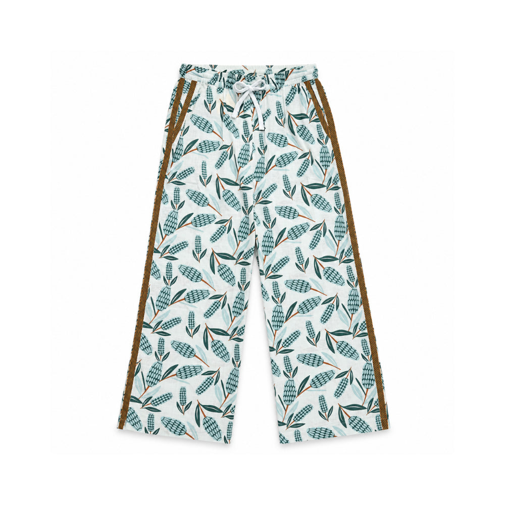 Sun and Sea Collection Cotton Summer Pants - BANKSIA BLUE