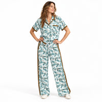 Sun and Sea Collection Cotton Summer Pants - BANKSIA BLUE